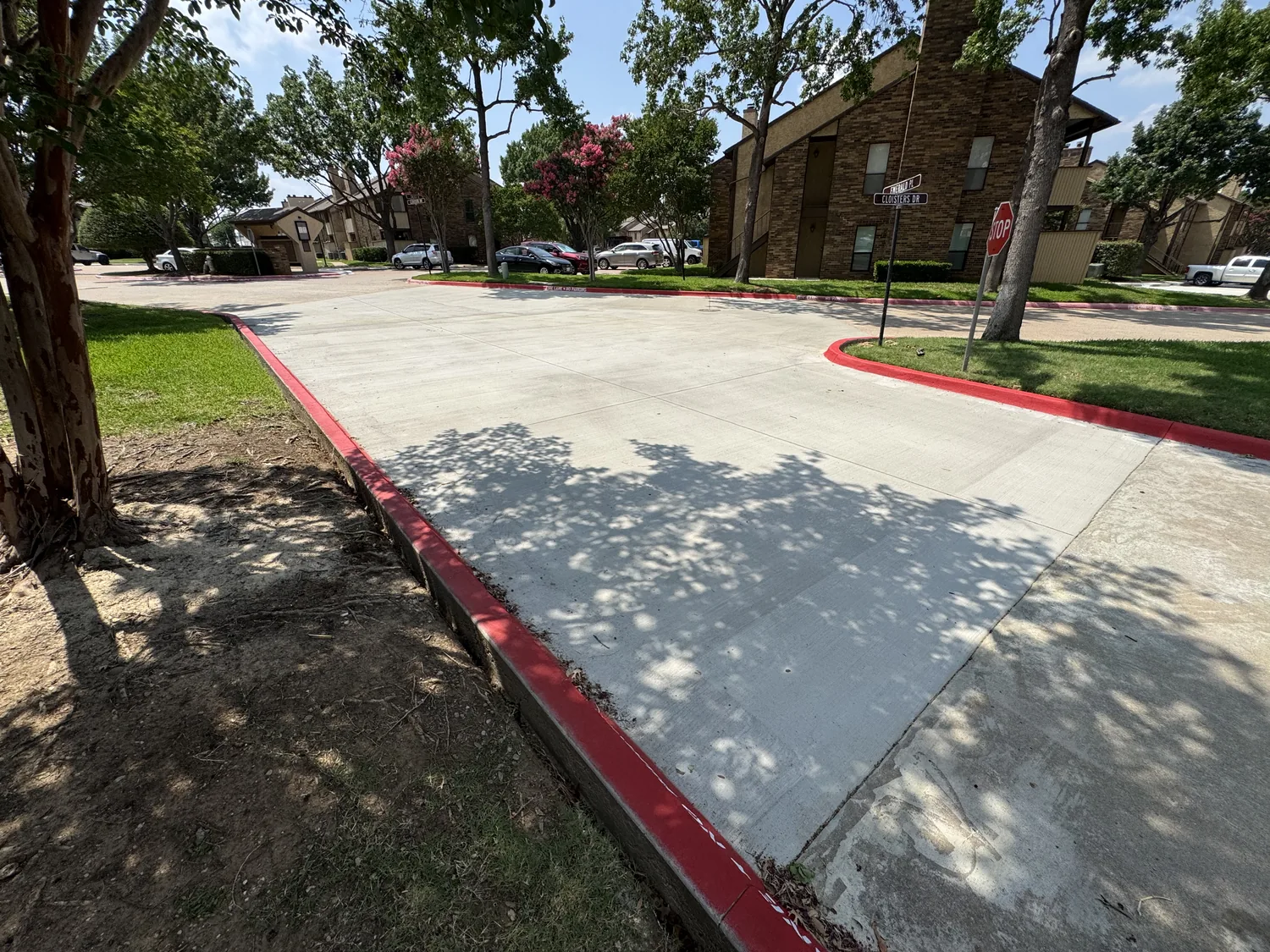 Poured to spec, documented to match by Lucky’s Concrete in Houston